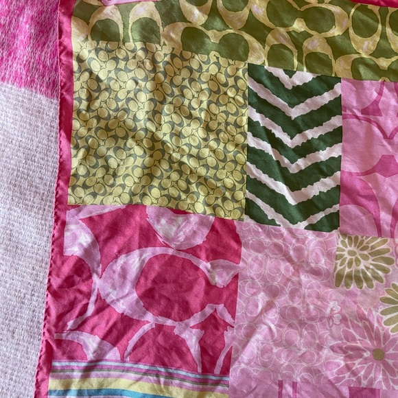 Vintage Coach Patchwork Scarve - Picture 10 of 15